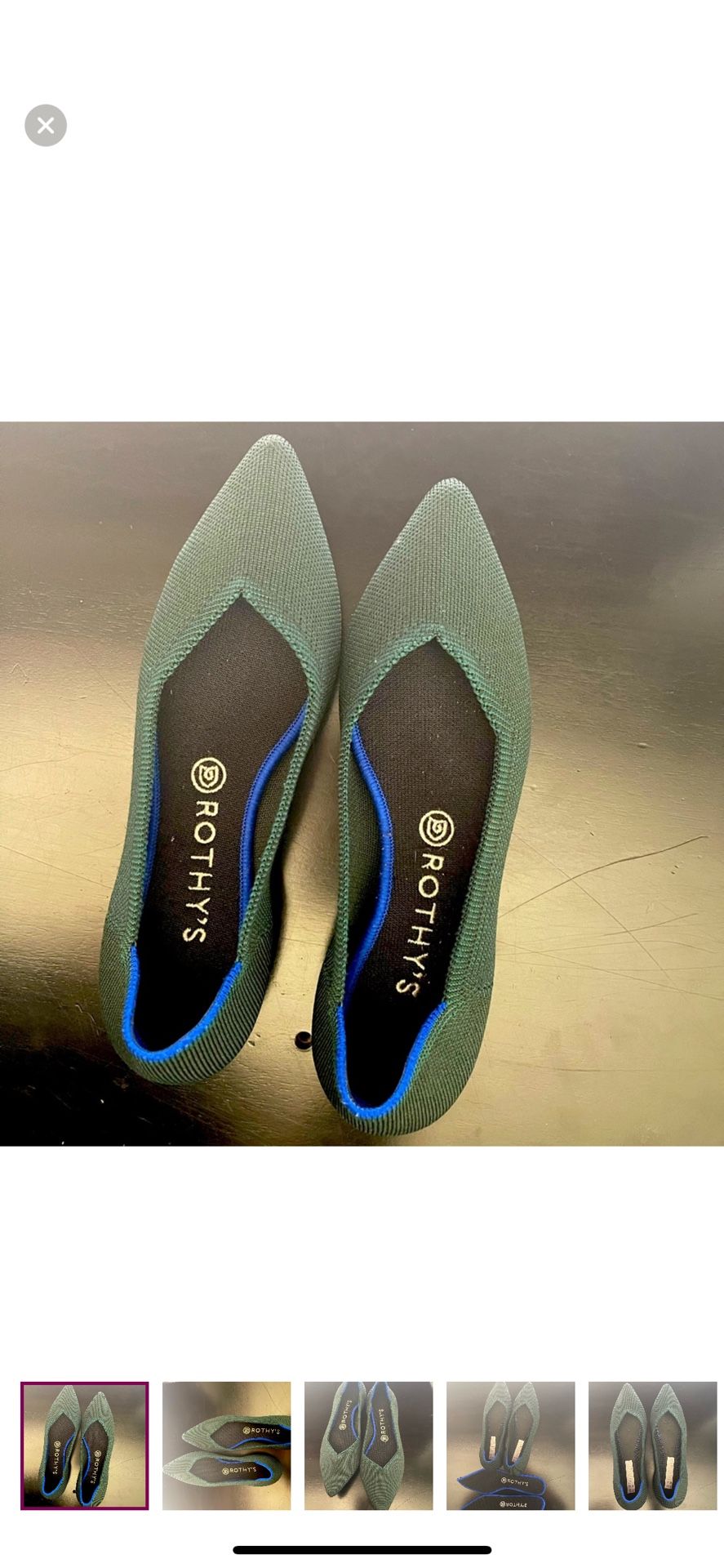 Rothy’s Pointy Flats Size 9
