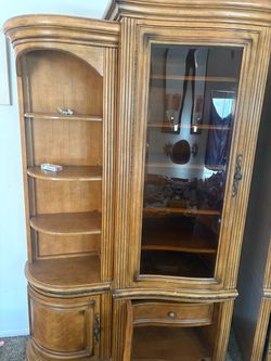 Two china cabinet