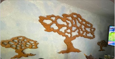 Wood tree wall decorations