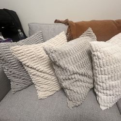 Neutral Throw Pillows (set Of 4)