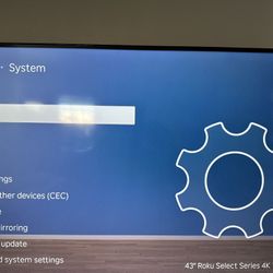 Roku 43” TV