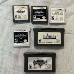 Nintendo Ds Gameboy Kingdom Hearts 358/2 days chain of memories 3D Final Fantasy advance rune factory 4