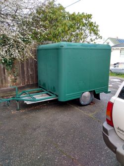 Enclosed work tool Trailer.