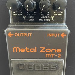 BOSS Metal Zone MT-2 Guitar Pedal