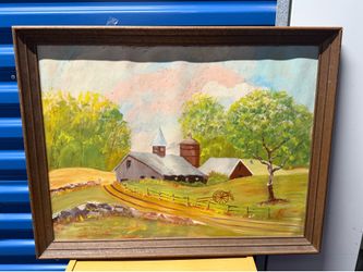 Vintage oil painting