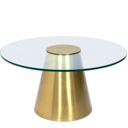 Glassimo Iron Brushed Coffee Table

