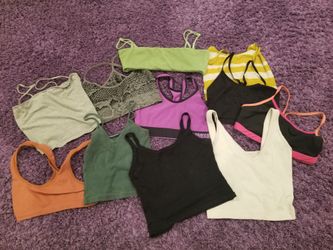 10 Tops..Tanks and Sport Tops