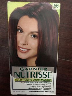 Garnier Nutrisse Nourishing Hair Color Creme, 56 Medium Reddish Brown (Sangria), 1 kit: $4 each