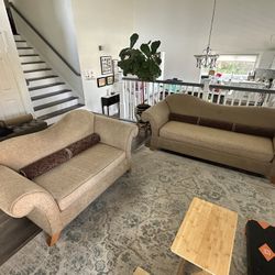 Contemporary Sofa And Love Seat