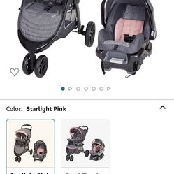 Baby Trend Skyline 35 Travel System.. Stroller And Car Seat