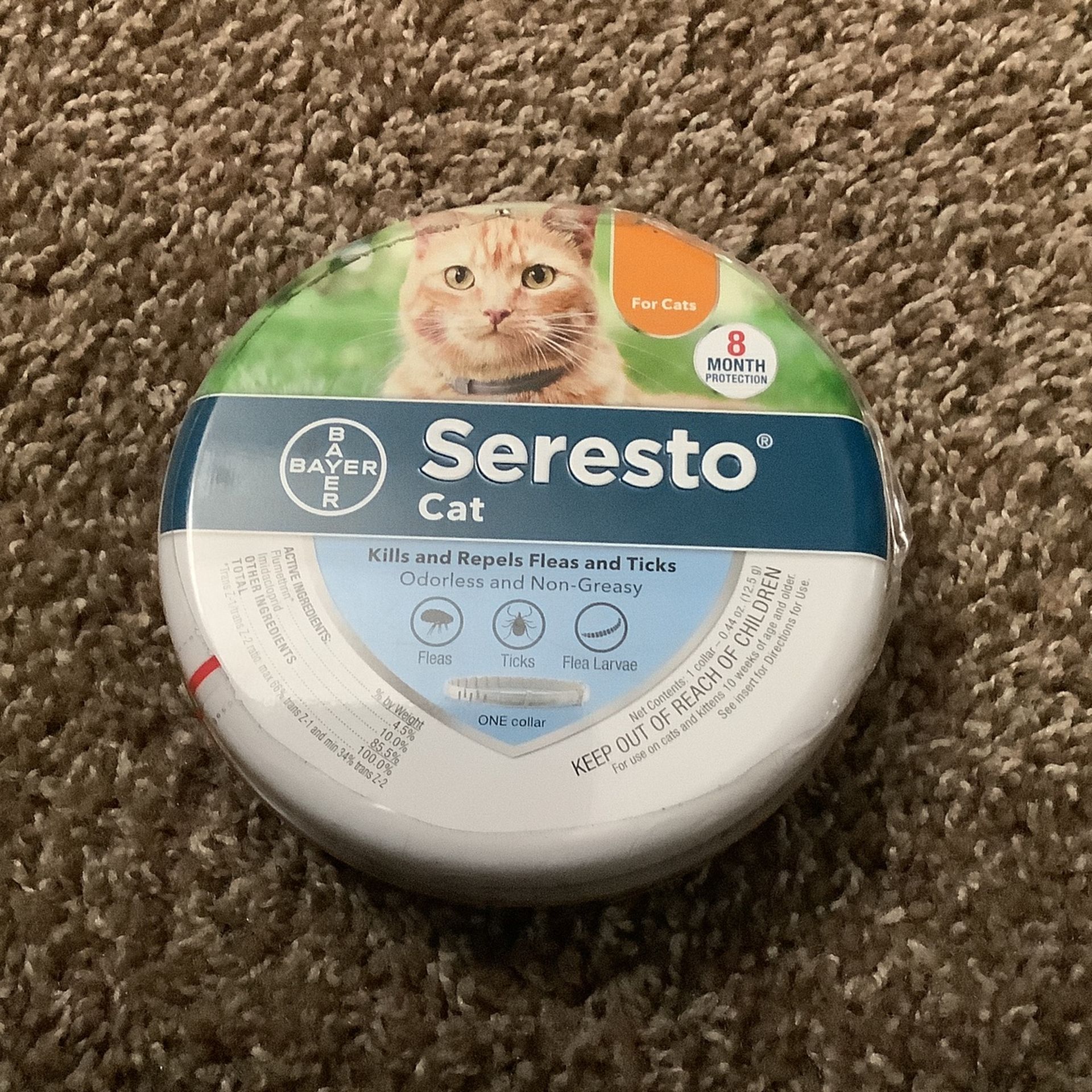 Seresto 8 Month Flea/Tick Protection For Cats for Sale in Chula Vista