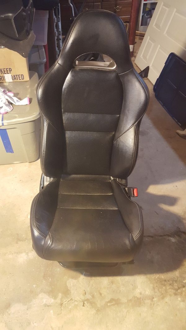 2005 2006 Acura RSX type s passenger black leather bucket seat for Sale