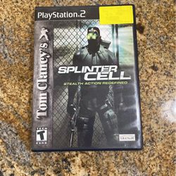 Tom Clancy's Splinter Cell (Sony PlayStation 2, 2003) PS2 
