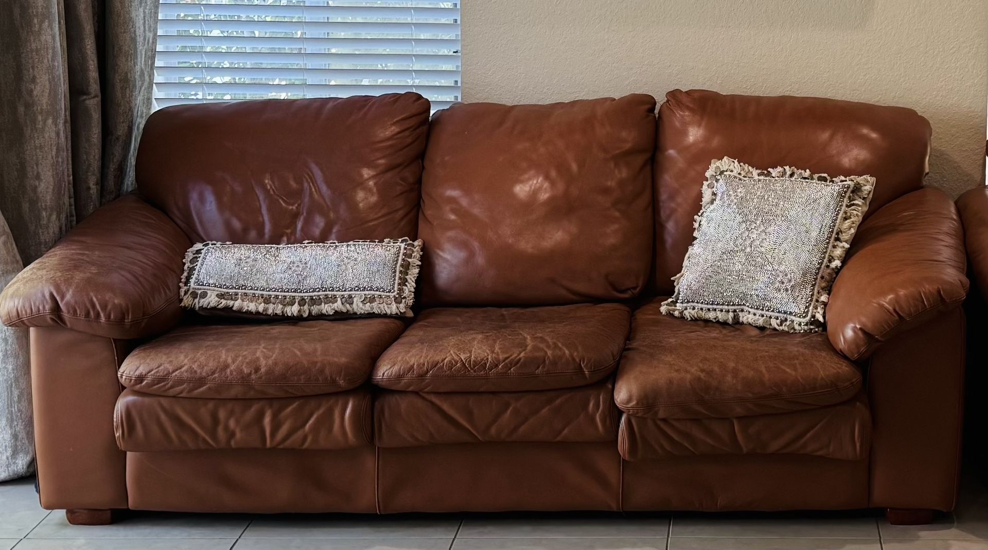 Real Leather Couch