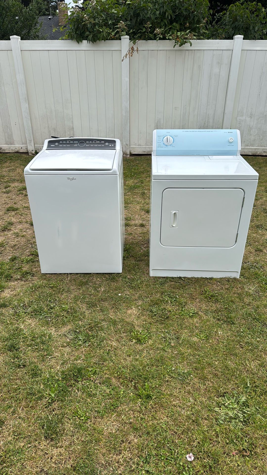 Washer And Dryer Set