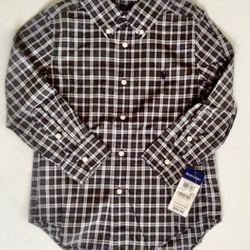 NEW WITH TAG RALPH LAUREN SHIRT FOR BOYS SIZE 3/3T