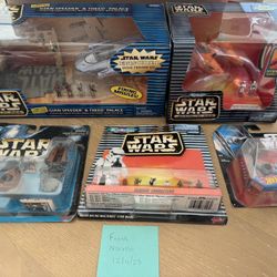 Star Wars Action Fleet Lot New In Box