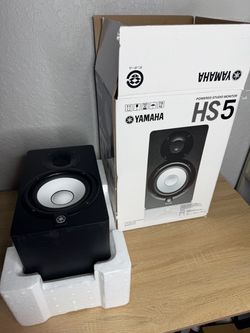 Yamaha HS5 Single Studio Monitor Speaker – With Box & Power Cable