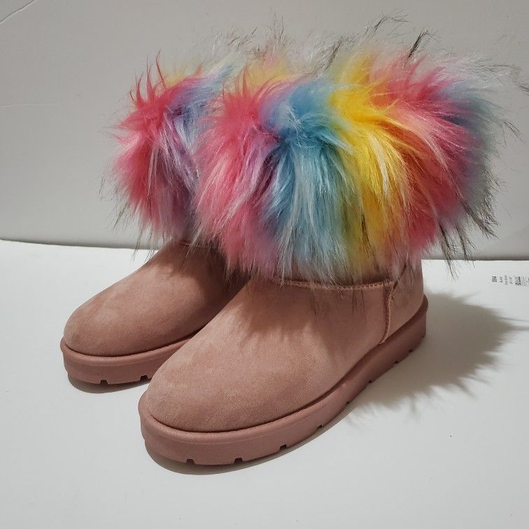 Women Boots with fur Size 8.5