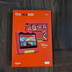 Amazon Fire HD 8 Kids Tablet - 8" HD display, Ages 3-7, Includes 2-year worry-free guarantee, Kid-Proof Case, 32 GB, 2022 release Disney Mickey Mouse