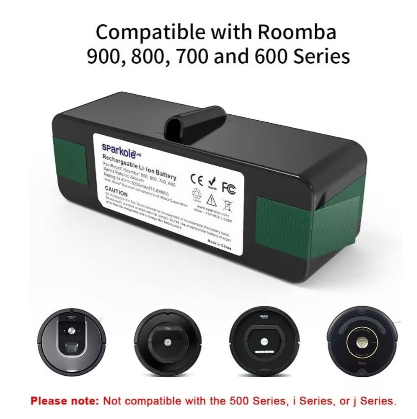 Replacement Battery for iRobot Roomba