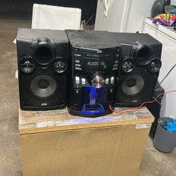 JVC Bluetooth audio stereo system