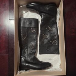 Prada Knee High Boots Size 36W