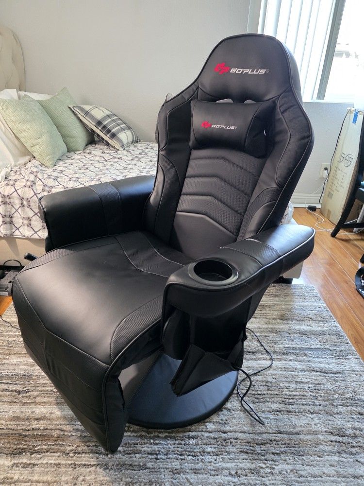 Gaming Chair, Recliner, Massager
