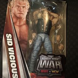 WWE Elite Monday Night Wars Series 10 Sid Vicious Action Figure w/ BAF *In Hand*