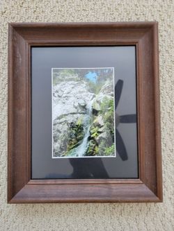 Framed Waterfall Picture