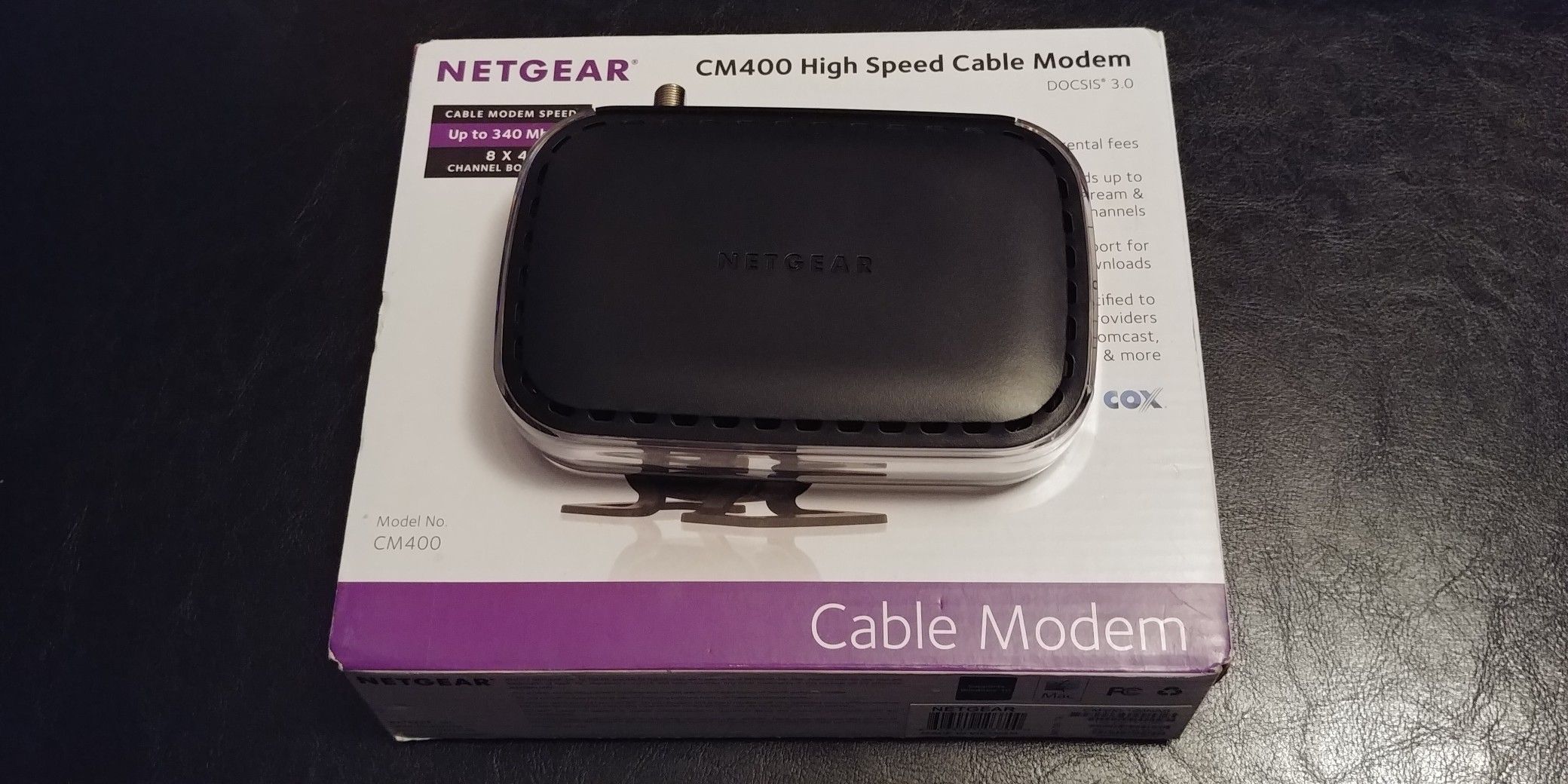 Netgear cable modem CM400