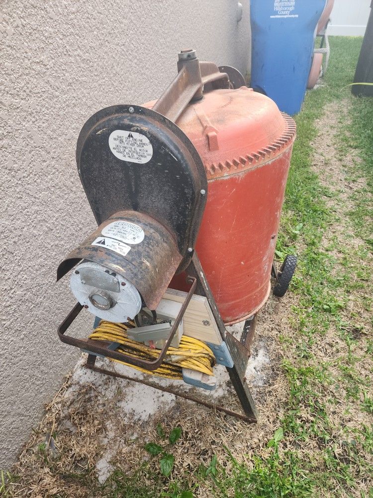 Red Lion RLX3.Portable Cement Mixer 3 1/2 Cubic Feet
