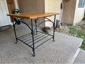 Farmhouse Rustic Side Table / End Table Storage Shelf