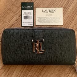 Ralph Lauren New Stone Green Wallet