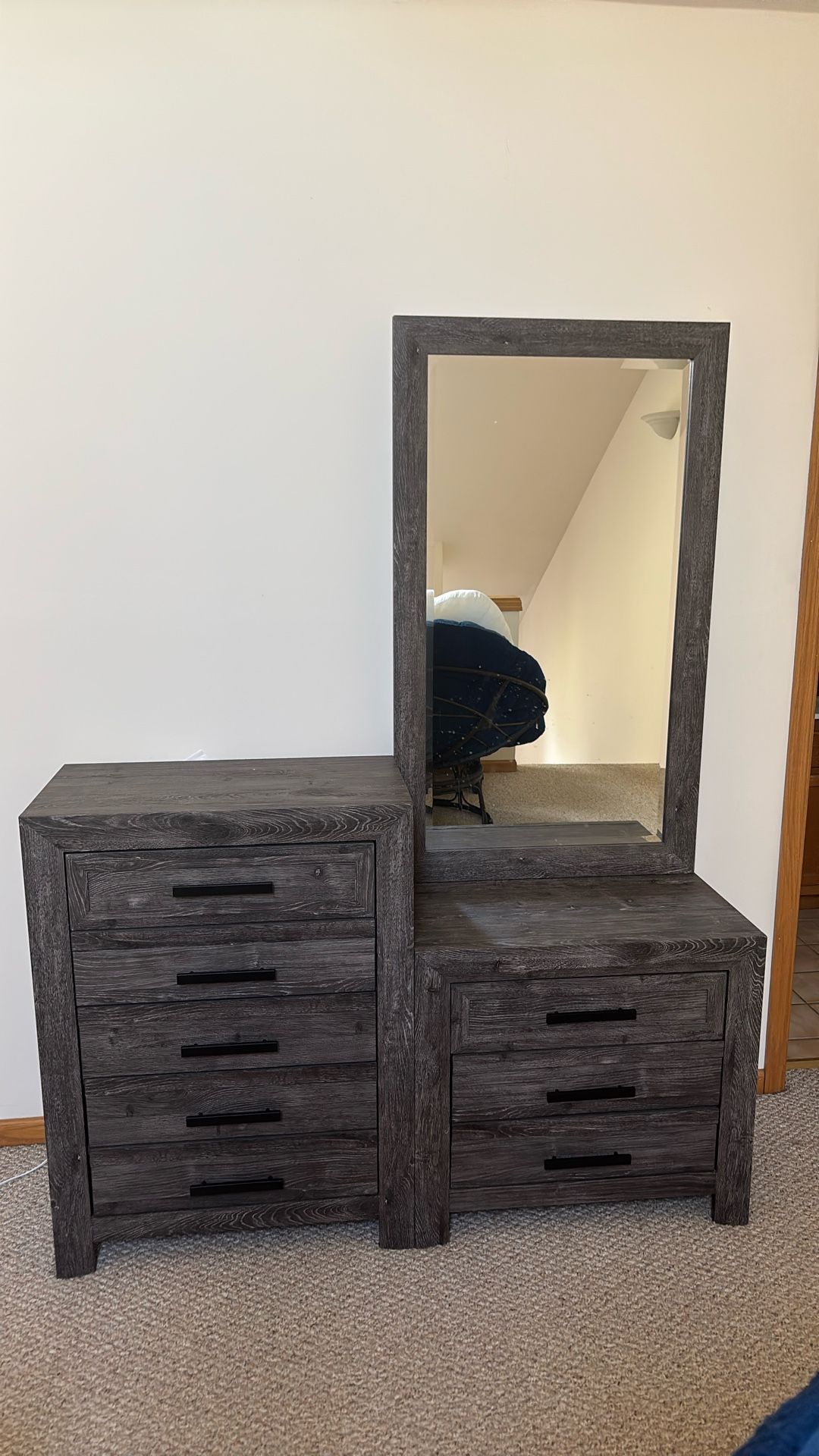 Mirror + Dresser For Sale!