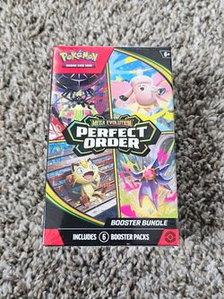 Pokemon Perfect Order Booster Bundle!
New and Fully Sealed!