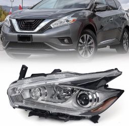 New Huray Left Headlight Assembly 2015-2016 Nissan Murano Driver Side