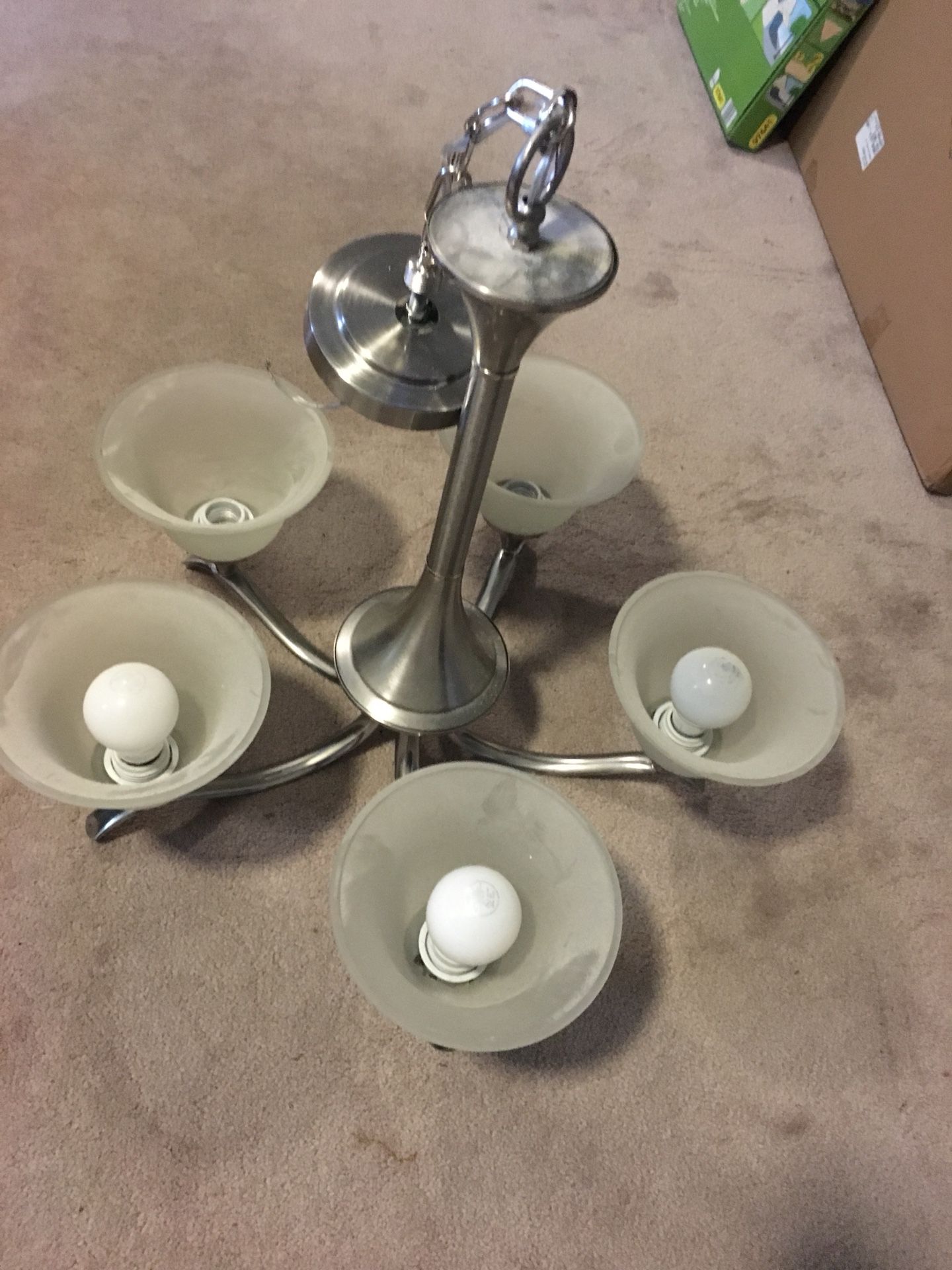 Dining room light fixture from Home Depot