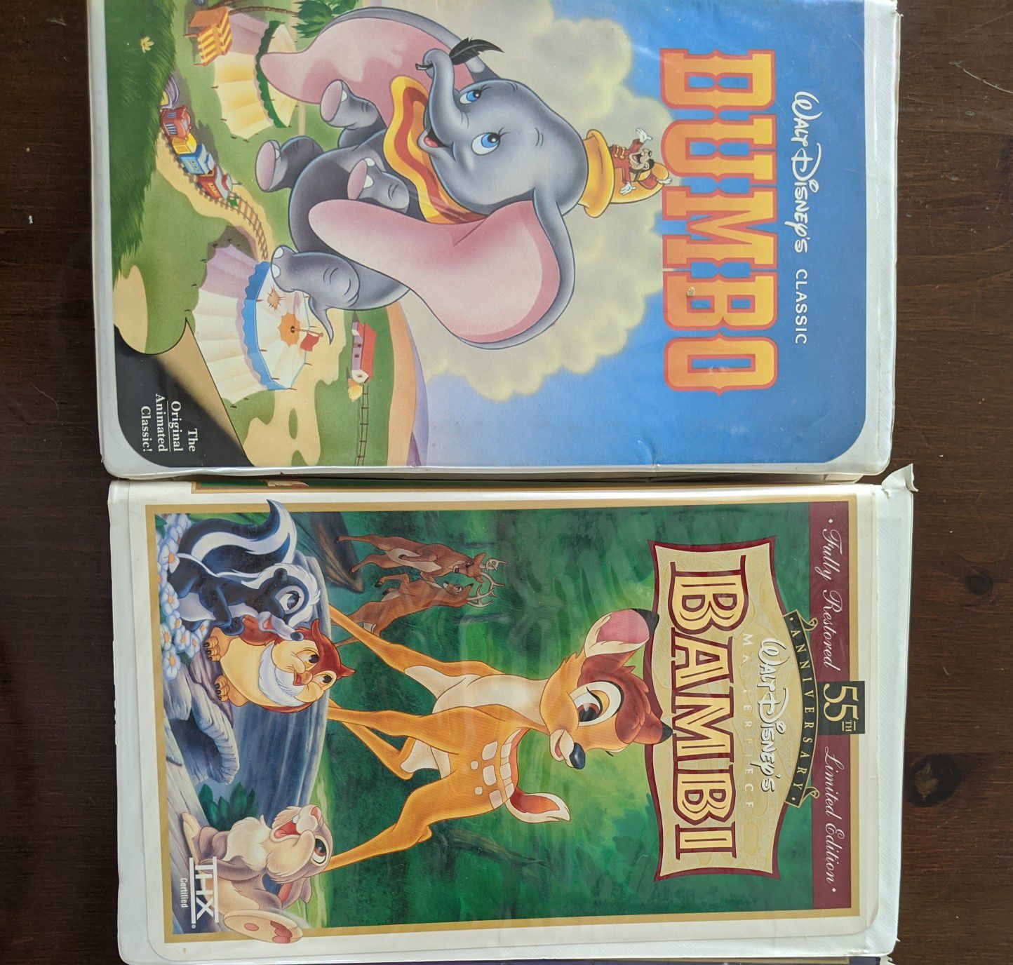 Set of 2 Disney VHS tapes