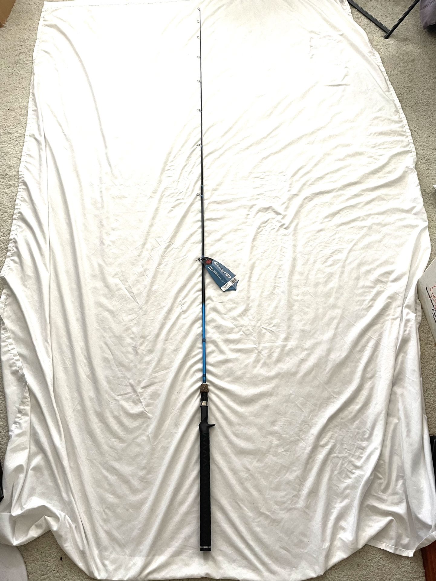 Brand New Never Used With Tags Eagle Claw (Feather Light Pro) 7.6ft medium action fishing rod