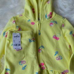 Oshkosh 2 Piece Set Yellow Size 4t
