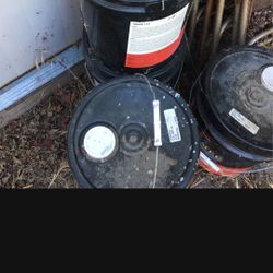 5- Gallon  Paint  Black Or Gray.