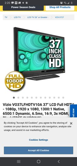 37 Inch Full Hd Tv