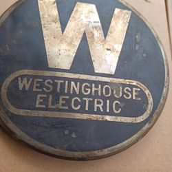 Brass Westinghouse Electric Motor Plate