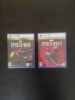 Spiderman and Spiderman 2 PS5