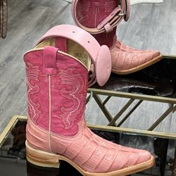 Botas Y Cinto Para Niña