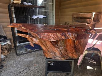 Live edge coffee table