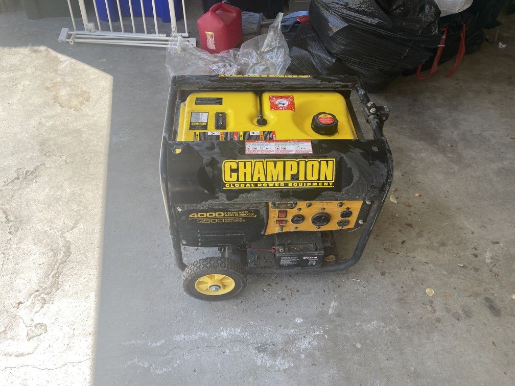 Champion 3500 Portable Generator