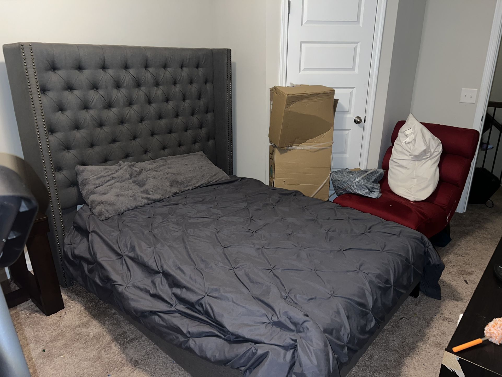 Free Upholstered Full Size Bed