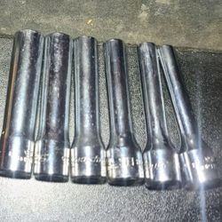 Snap On 6pc 1/4 drive Deep E TORX Socket set E4 E5 E6 E7 E8 E10